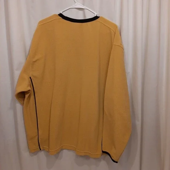 Nike Baseball Nike Team Sweatshirt Fleece Men XL Yellow/Black Black Label READ - Picture 2 of 16